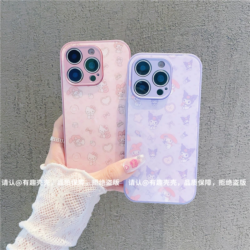 金属漆玻璃壳适用苹果16/iPhone/华为荣耀/OPPO/VIVO/小米/手机壳