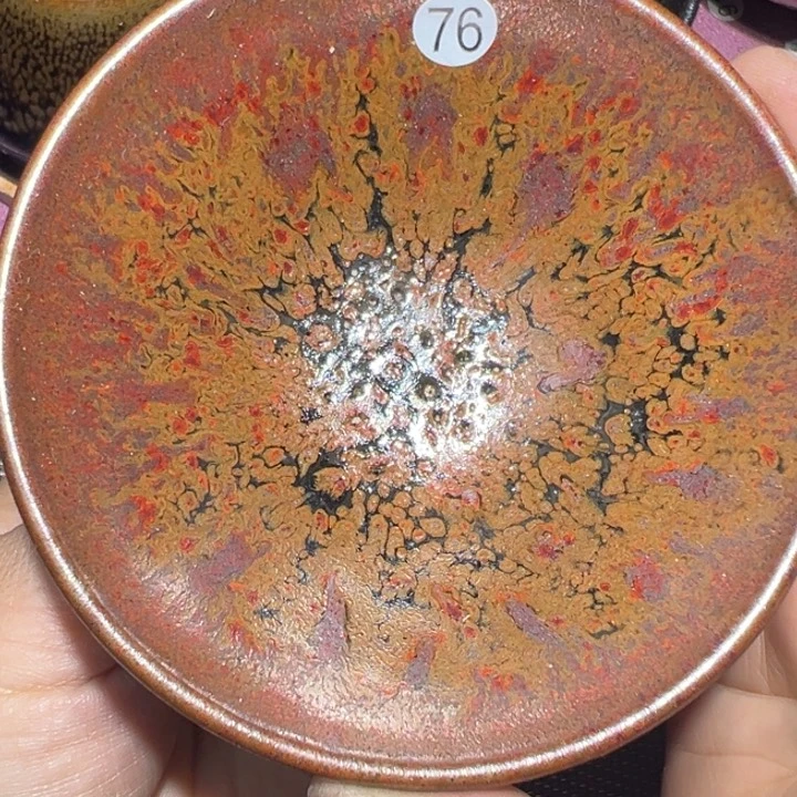 茶盏开**闲建窑建盏茶器76