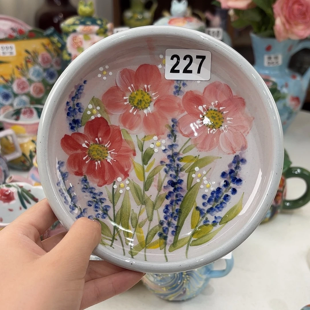 景德镇手绘高温釉下彩陶瓷茶具