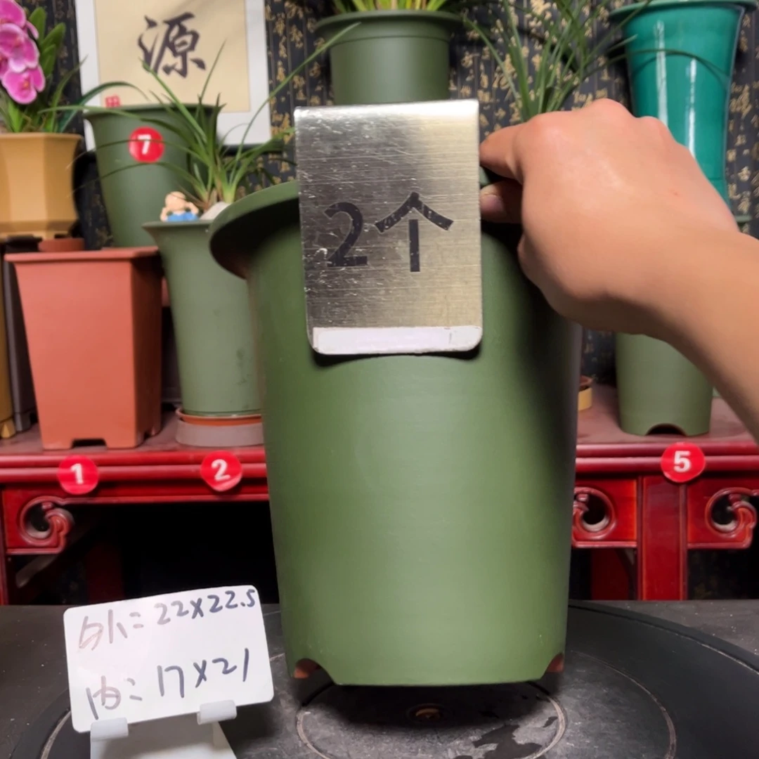紫砂花盆紫砂花盆