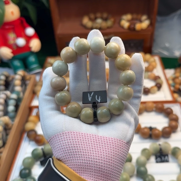 菩提根/象牙果手串卡16苹果微瑕4