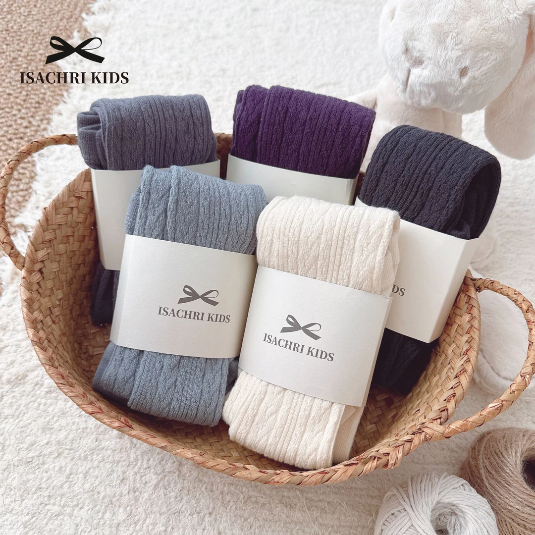 晶晶家【现发】必备神袜女儿童秋装连裤袜时尚麻花百搭打底袜 IS703