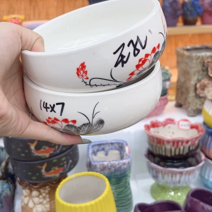 有孔.多肉陶瓷花盆！