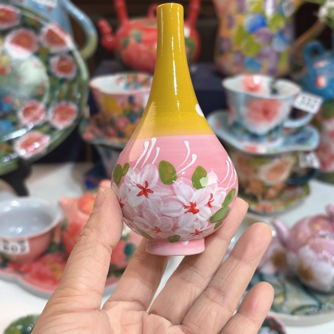 景德镇手绘高温釉下彩陶瓷茶具