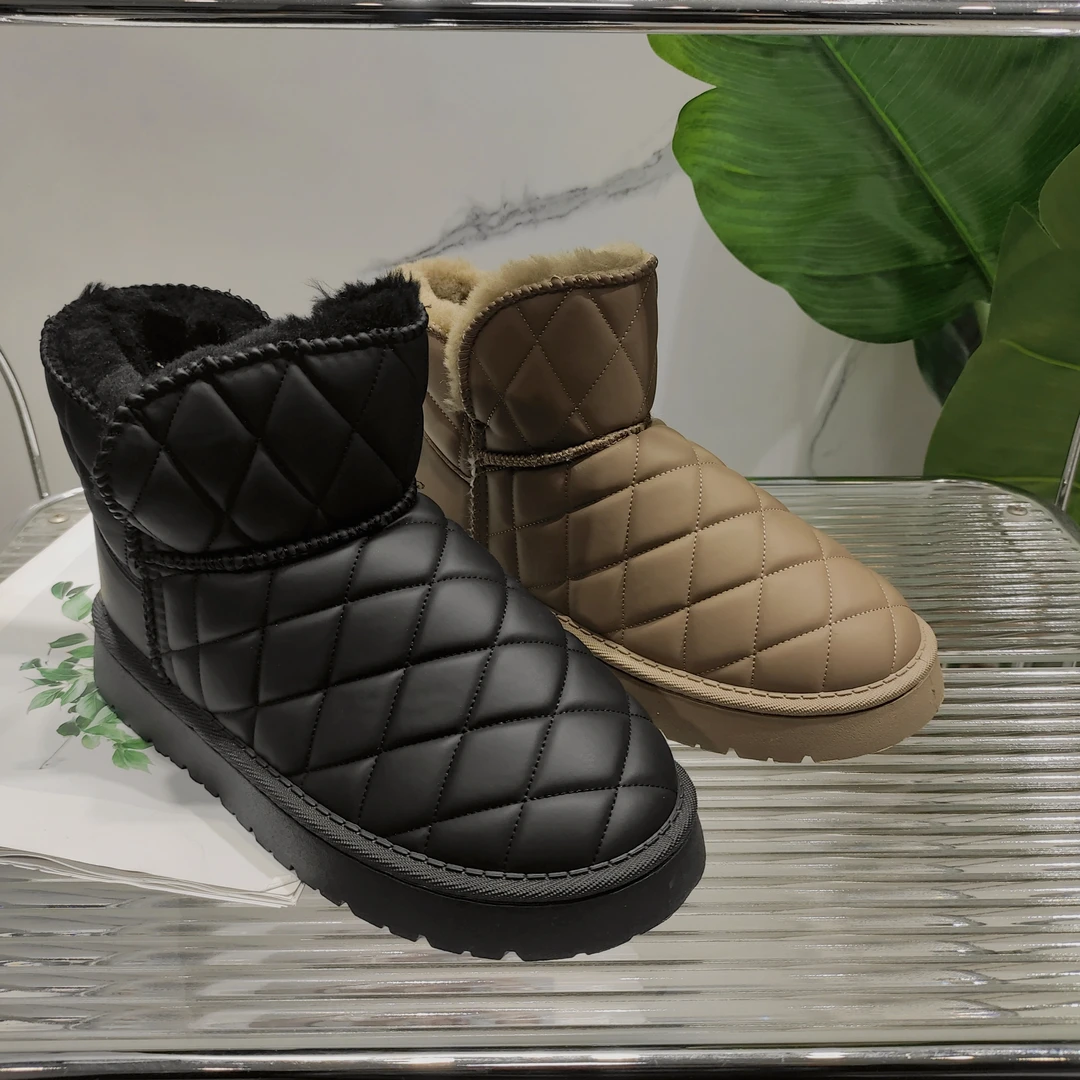 平底时尚新款冬季加绒加厚保暖男鞋雪地靴9905(男鞋)