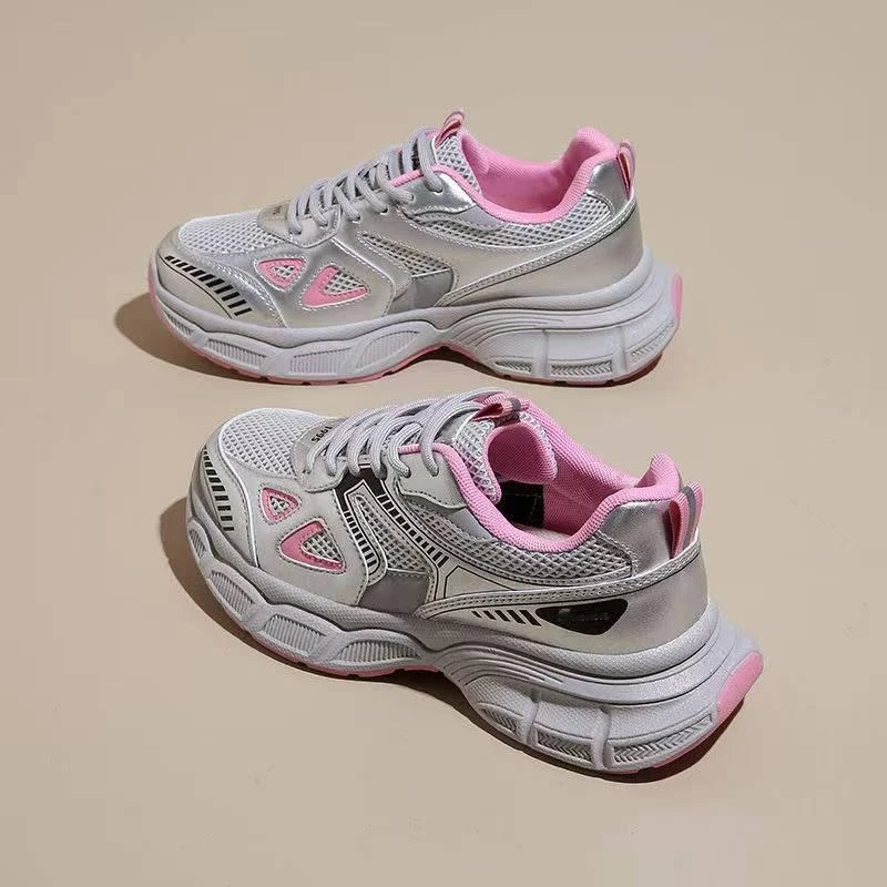 春夏新款休闲时尚百搭厚底老爹鞋女鞋W261