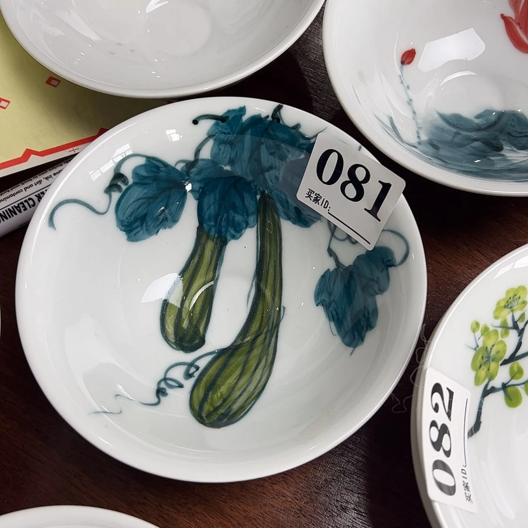 瓷片景德镇陶瓷手工手绘制作