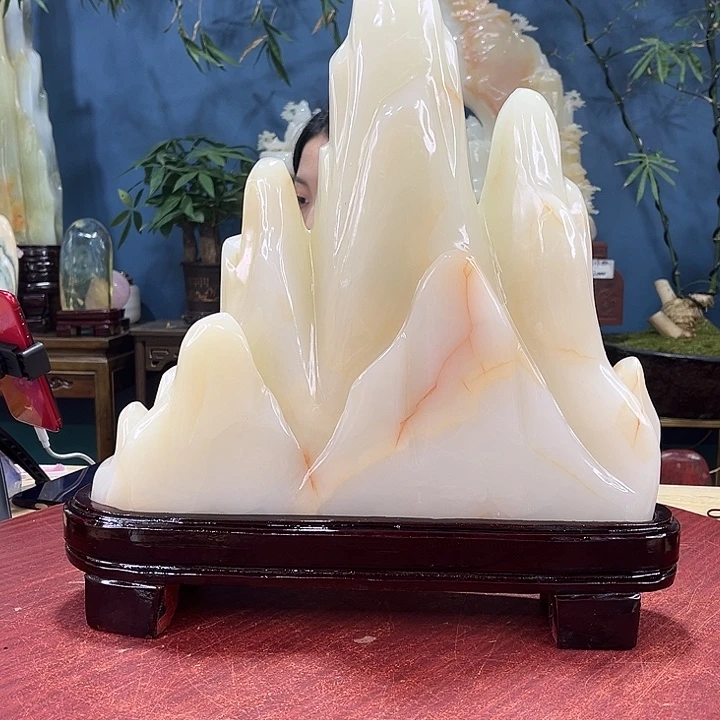 石材天然玉石摆件