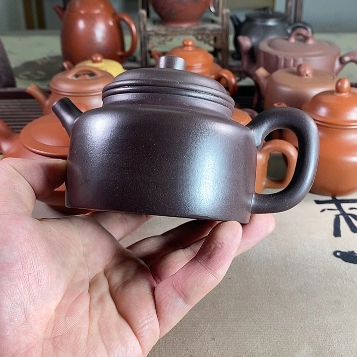 茶壶段泥紫砂的微瑕