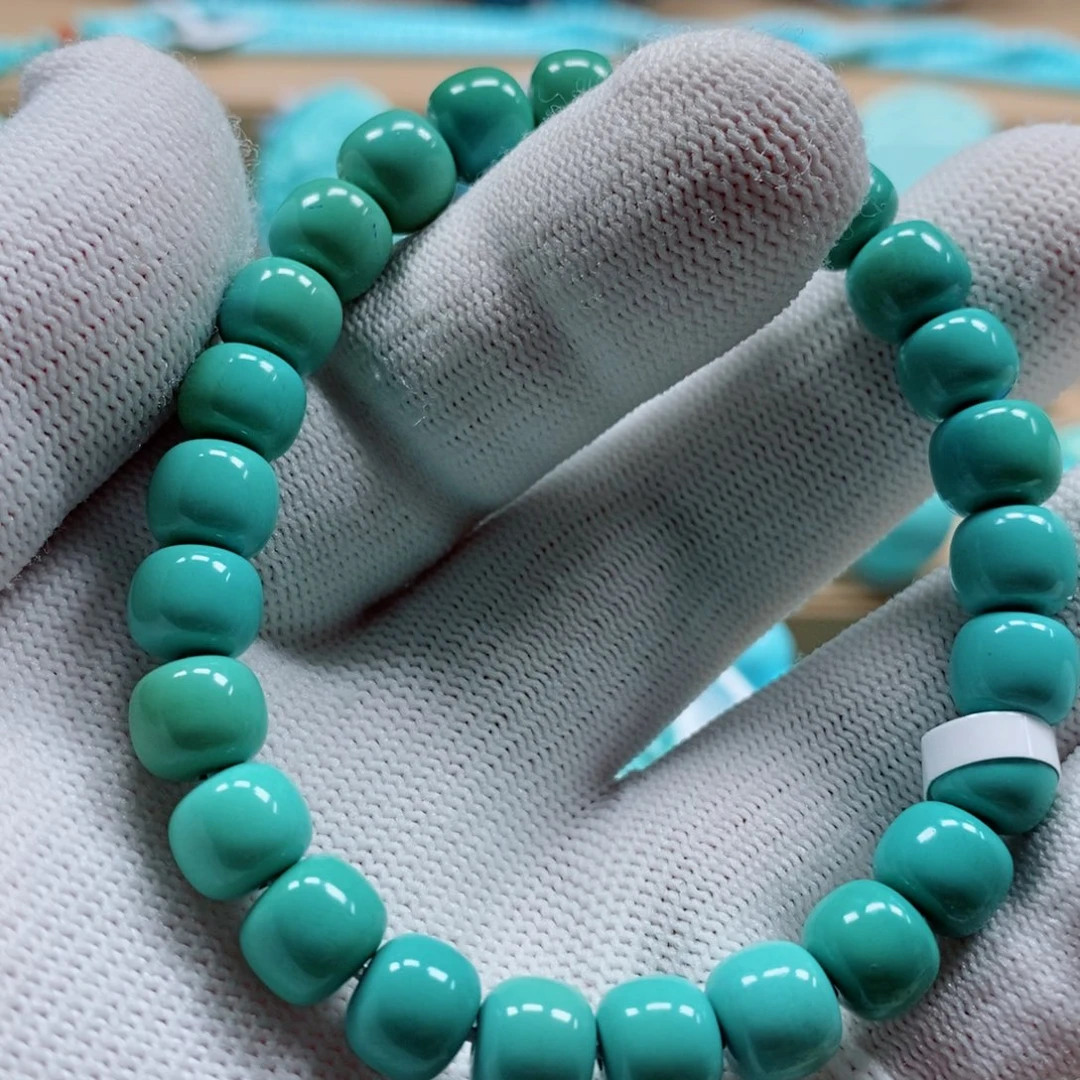 绿松石珠宝奇石未镶嵌暮*