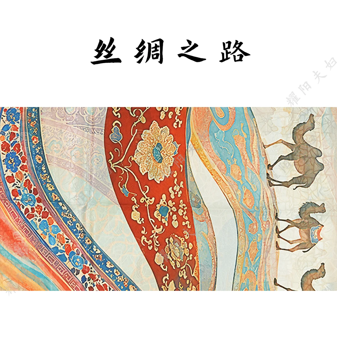 锦悦【丝绸之路】新中式轻奢云锦高定围巾70*180（B082）