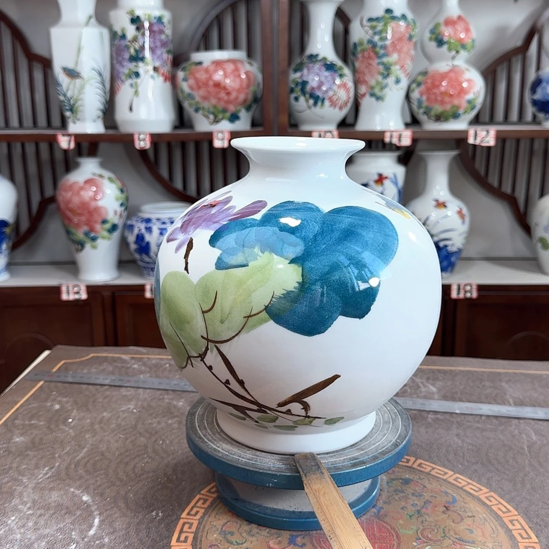 摆件景德镇陶瓷石鸟