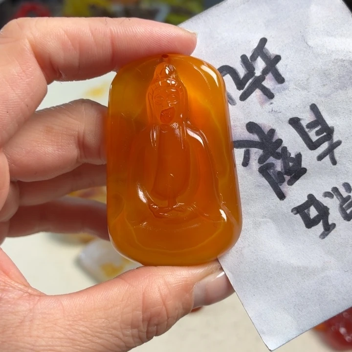 玛瑙/玉髓未镶嵌吊坠(不含链)