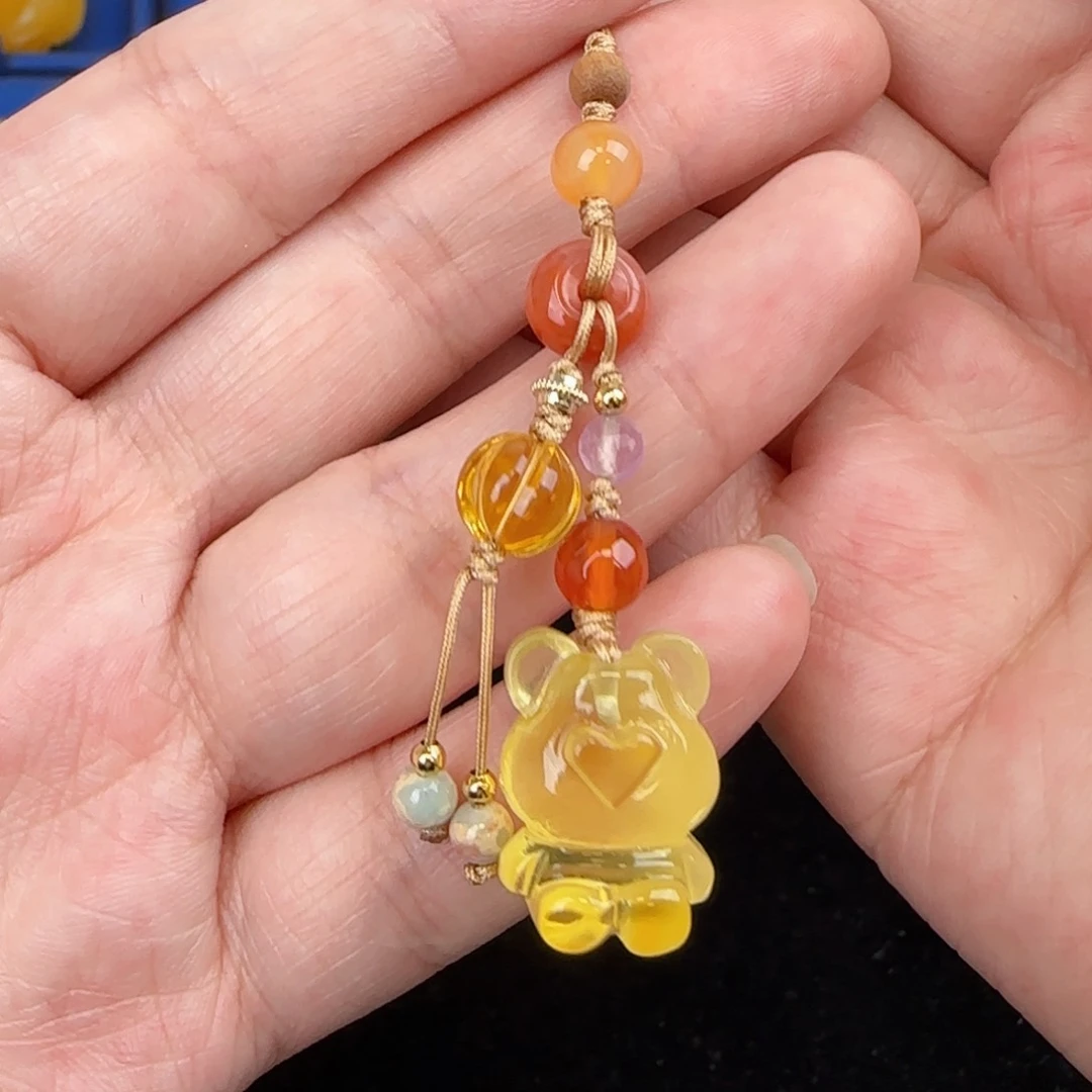 未镶嵌吊坠(赠链)蜜蜡