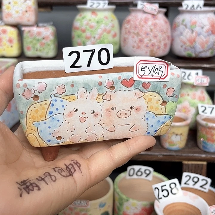 手工制作多肉花盆