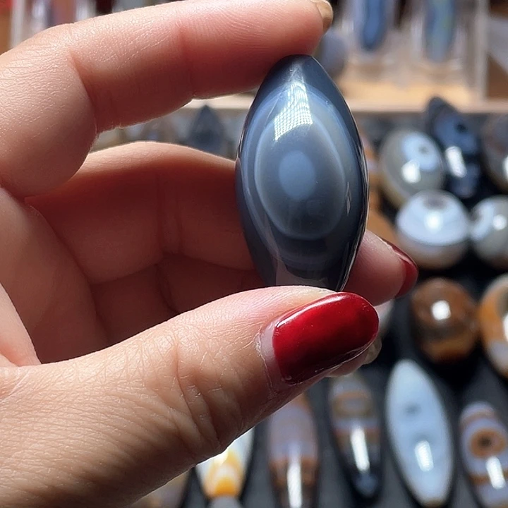 玛瑙/玉髓合金颈饰