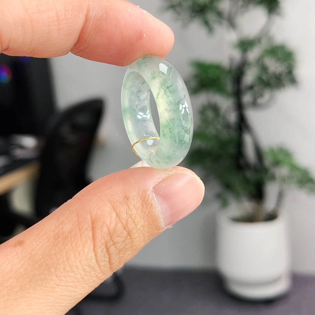 翡翠未镶嵌戒指12号