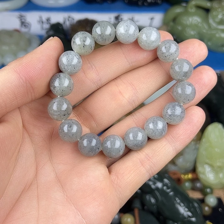 和田玉未镶嵌颈饰和田玉青花1.2