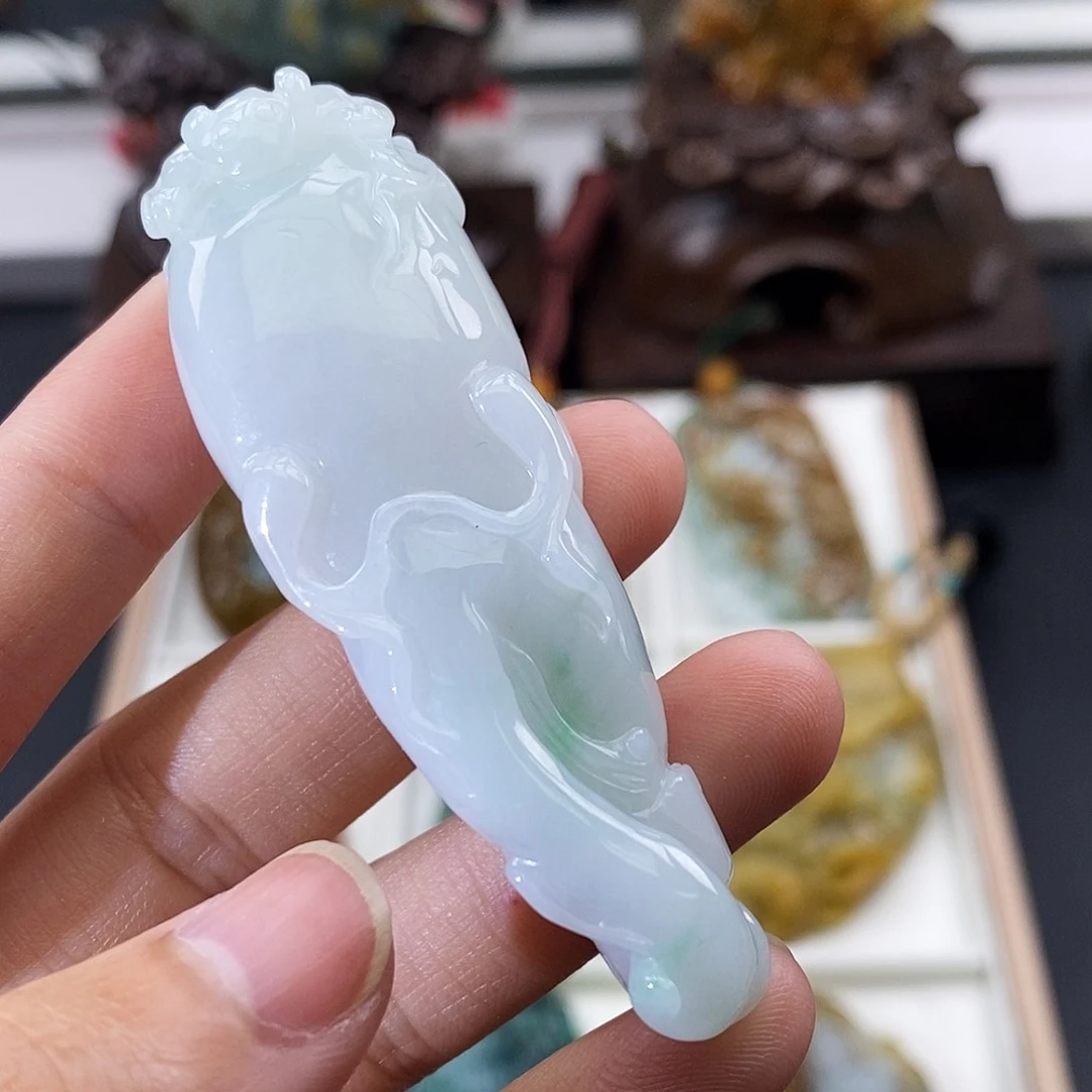 颈饰未镶嵌翡翠缅甸翡翠a货