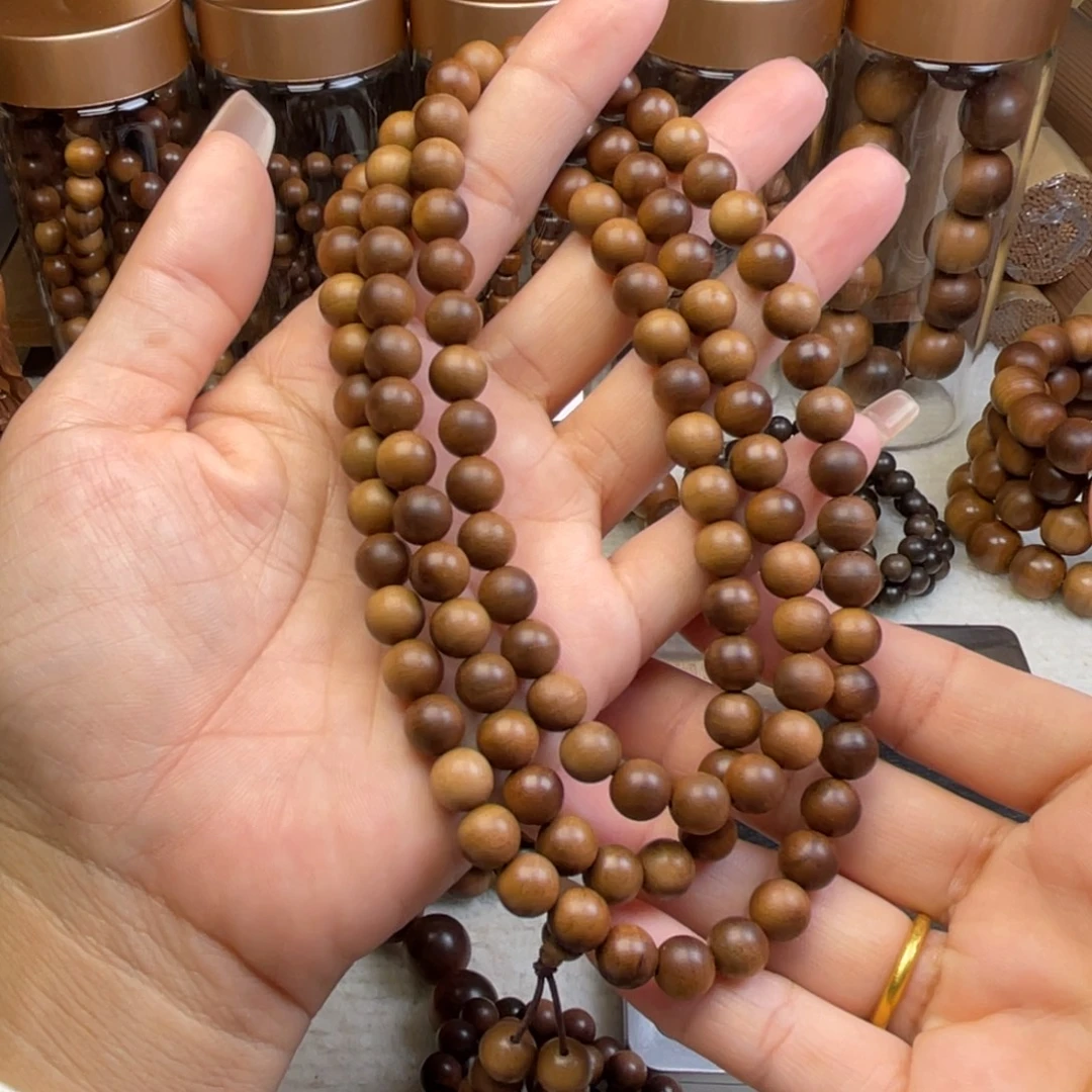 手串/手链檀香木印度老山檀香0.8多圈