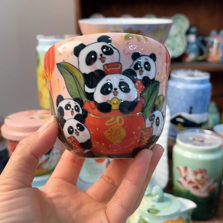 陶景德镇釉下手绘陶瓷