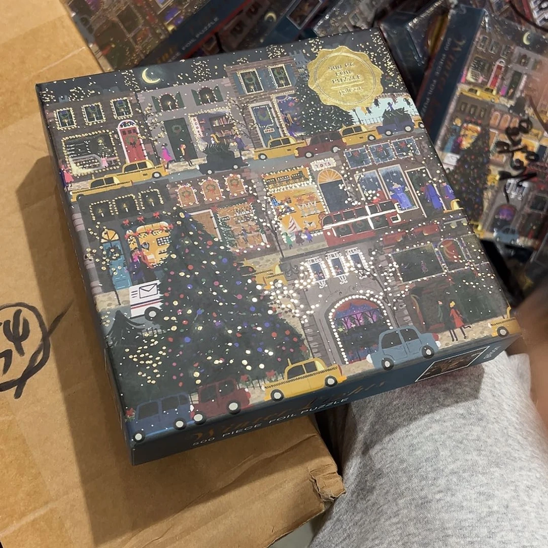 卡纸金箔冬灯。500片