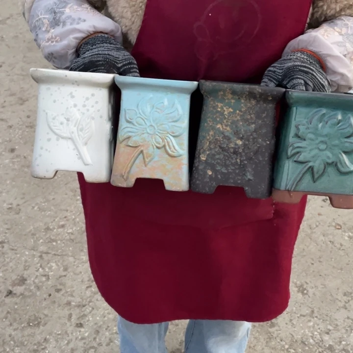 紫砂花盆口11高16正品正品