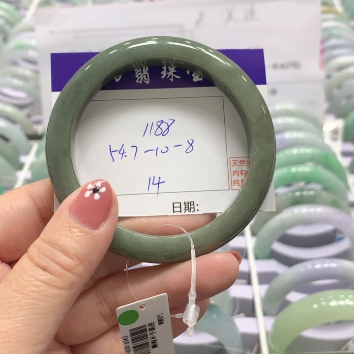 翡翠未镶嵌手镯14