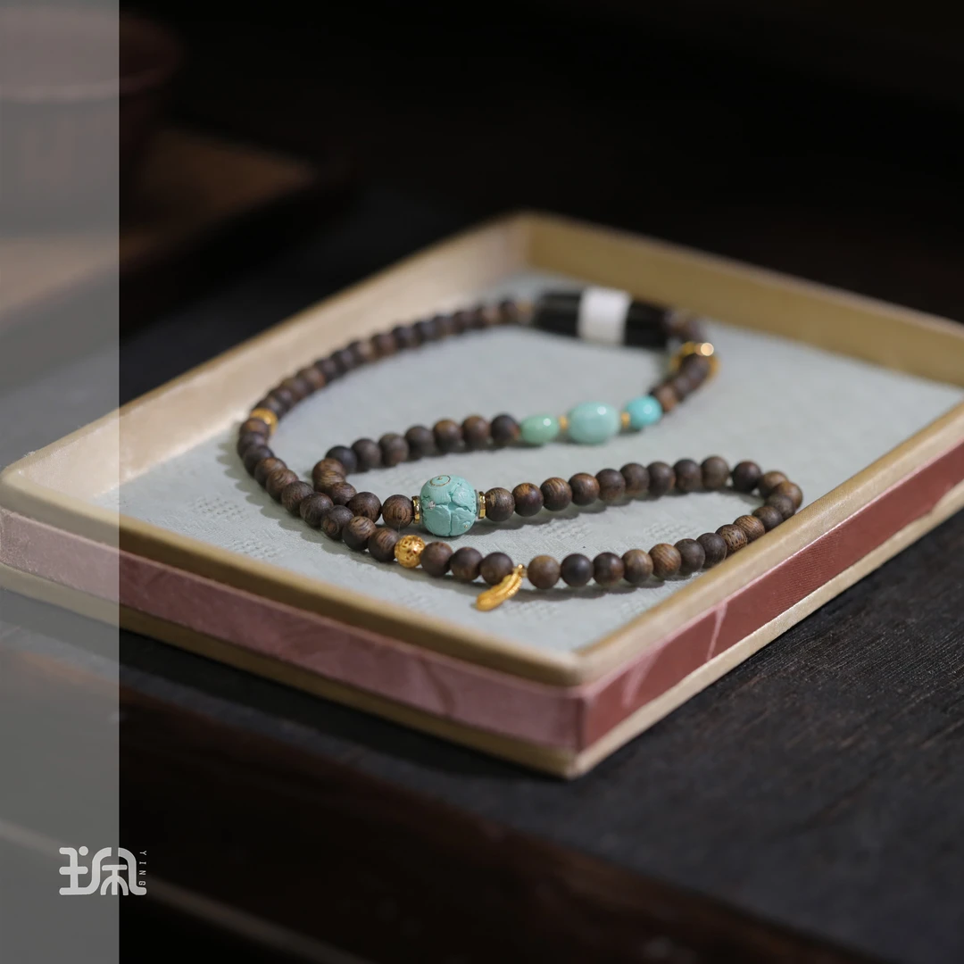 沉香木屿|沉香*手串*18K镶嵌CYC25032410多样性发其一