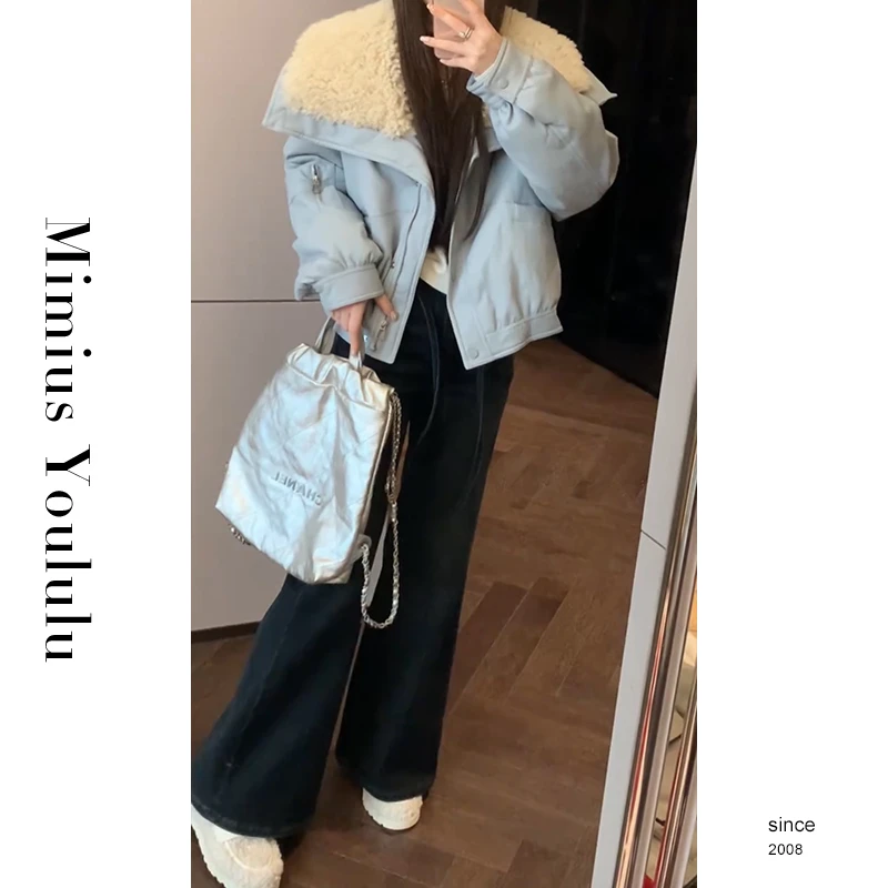 【mimius】七七 天使翅膀 大翻领毛毛拉链外套 汉服 F12047