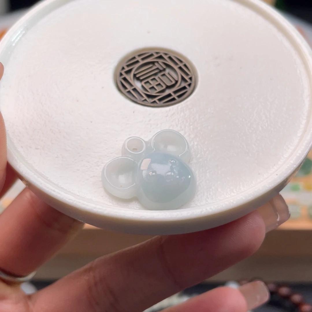 散珠翡翠天然缅甸翡翠a货米奇