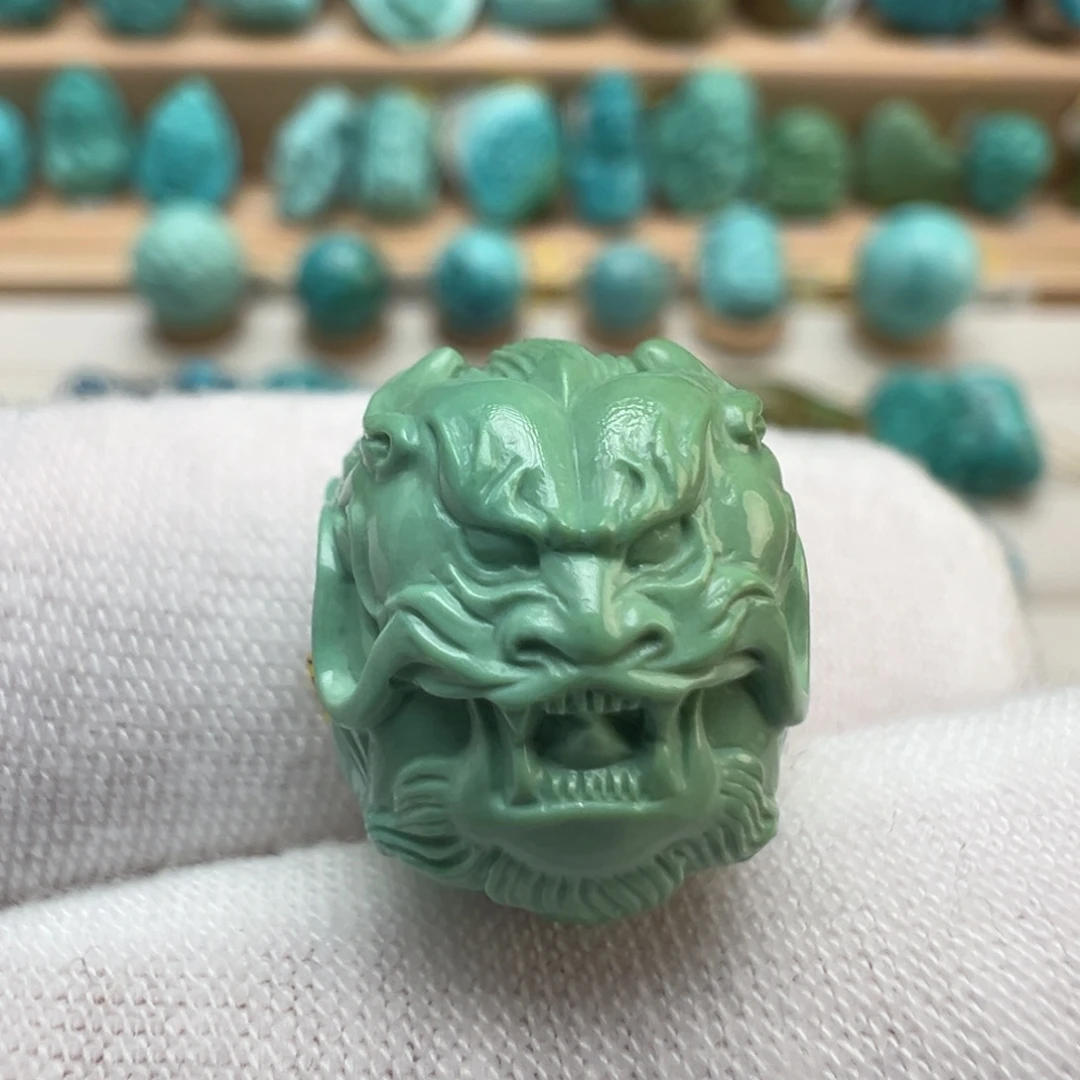 绿松石未镶嵌配饰14.8*12.5