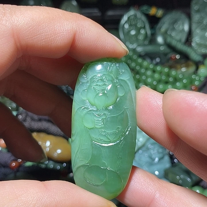 和田玉（糖玉）未镶嵌吊坠(不含链)