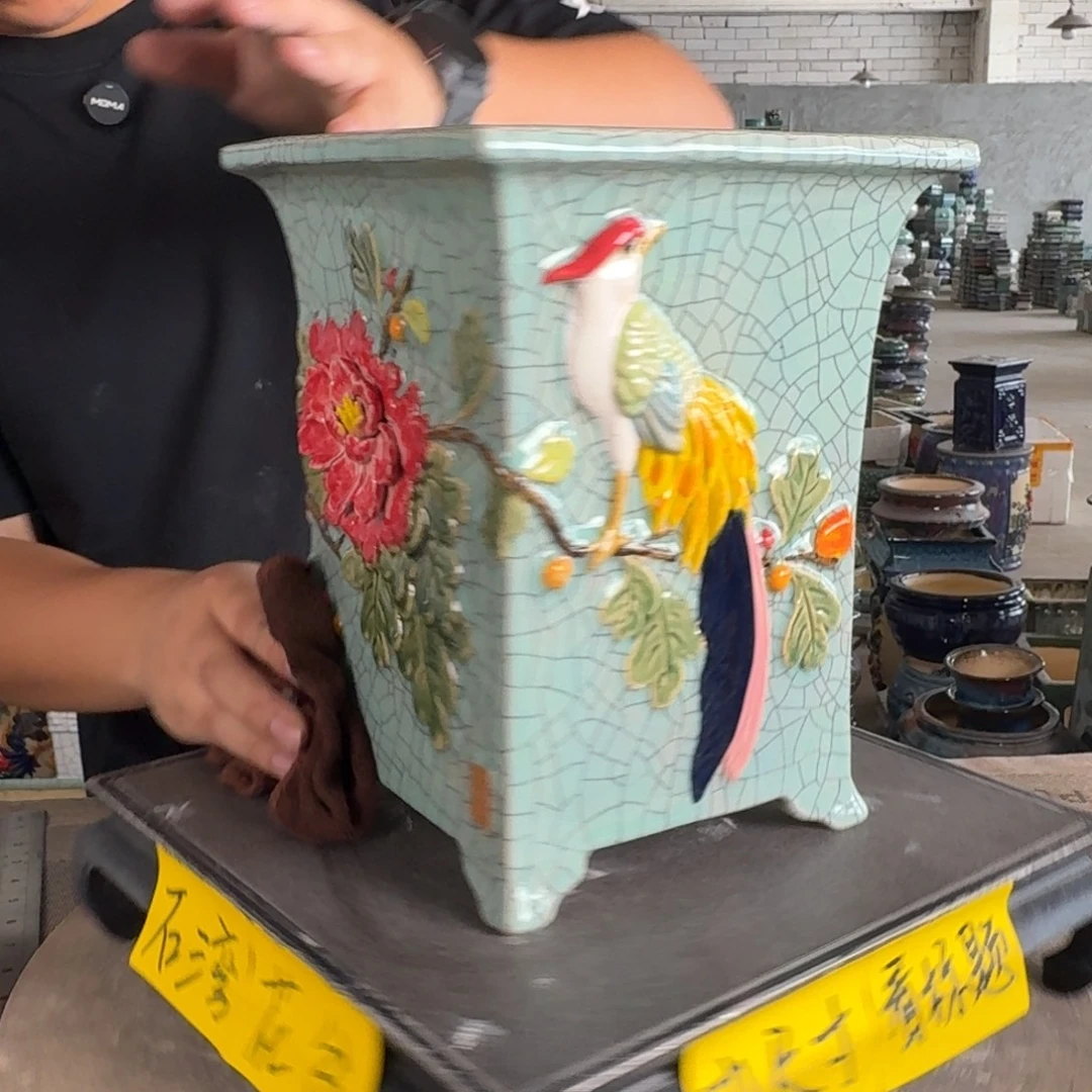 。一风堂石湾花盆 内16*23