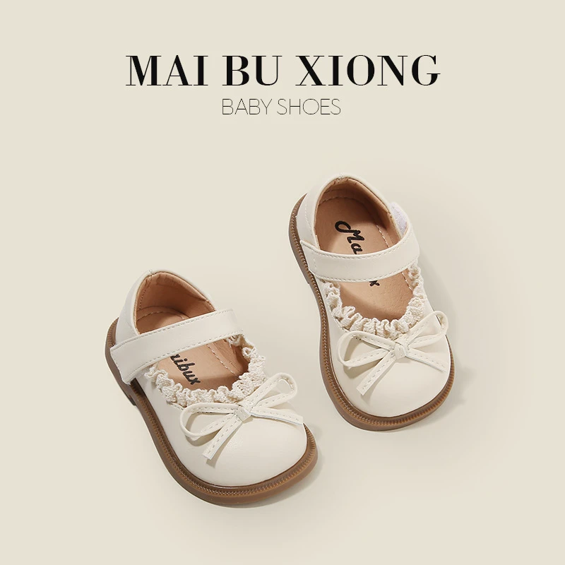 麦布熊女夏天鞋子童鞋小孩小童学春秋季皮鞋宝宝小女孩鞋夏天鞋子