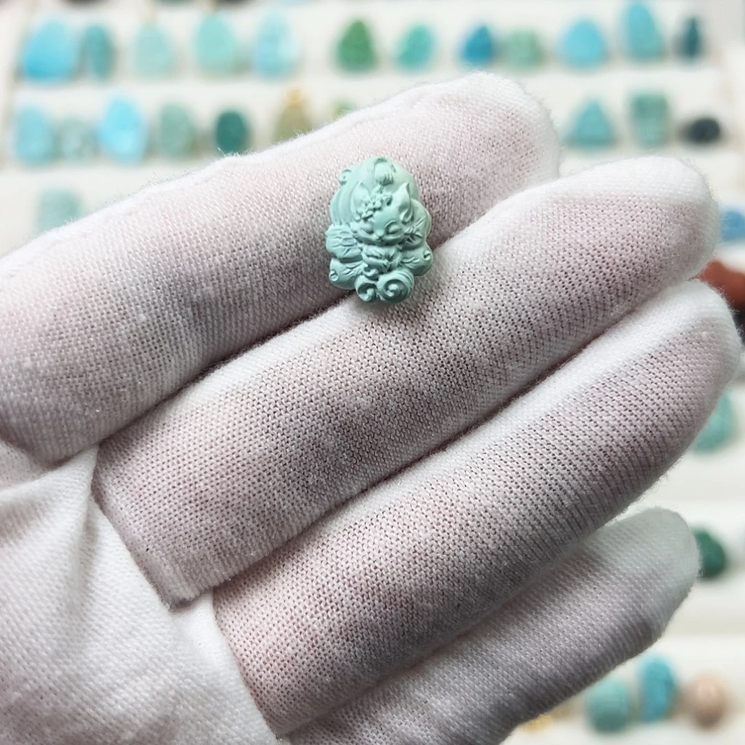 未镶嵌绿松石吊坠(不含链)