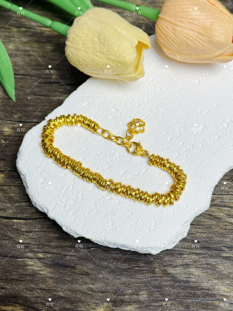 铜合金手链 富贵逼人满圈大盘缠yy136