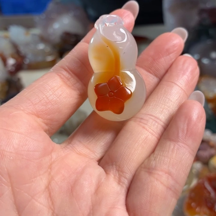玛瑙/玉髓未镶嵌吊坠(不含链)