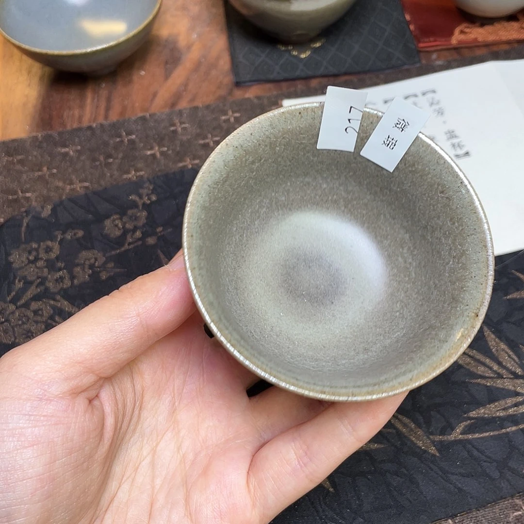 B***L茶盏217 福临号建盏柴烧薄胎微瑕