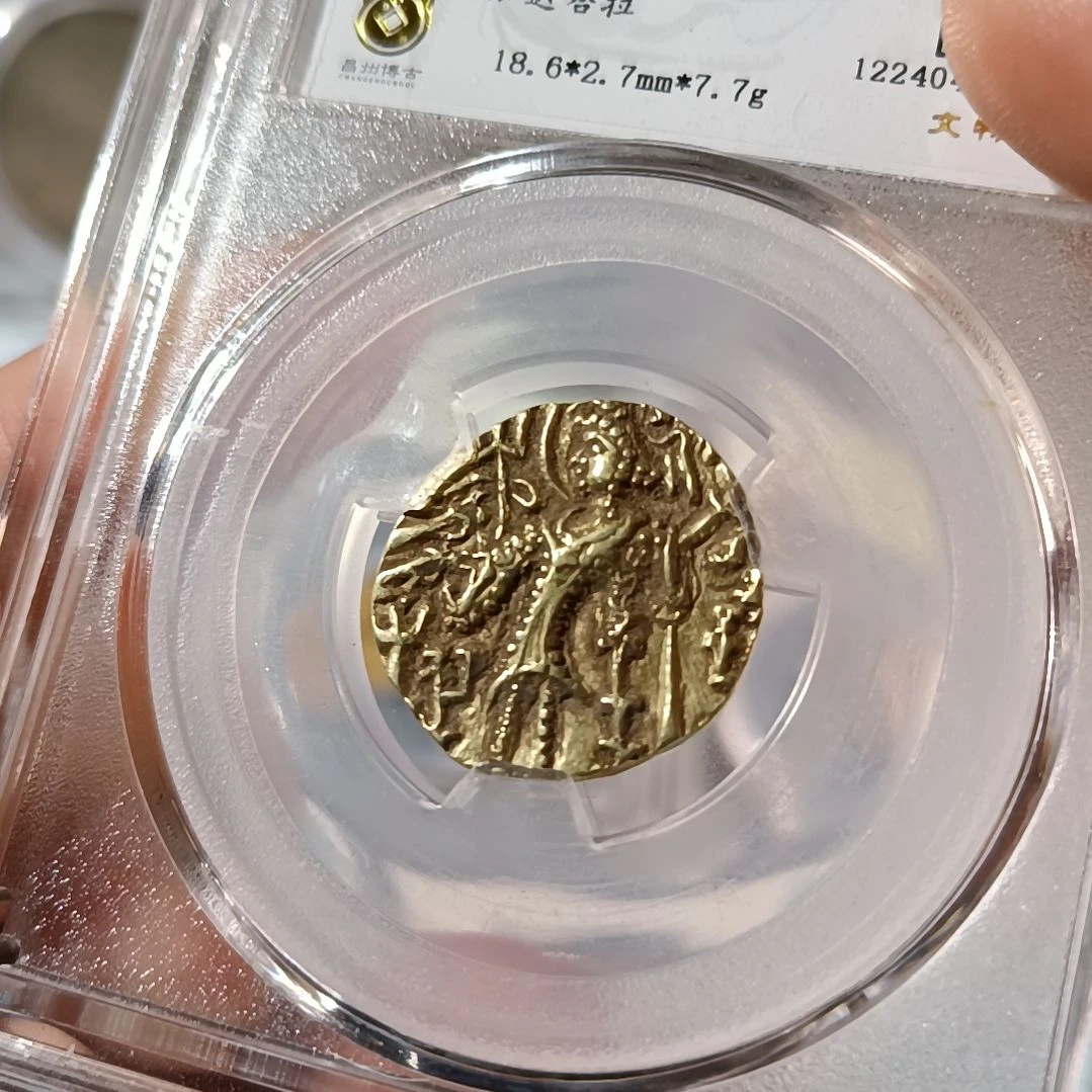 普通金属币杰*贵霜王朝金币打制币8520