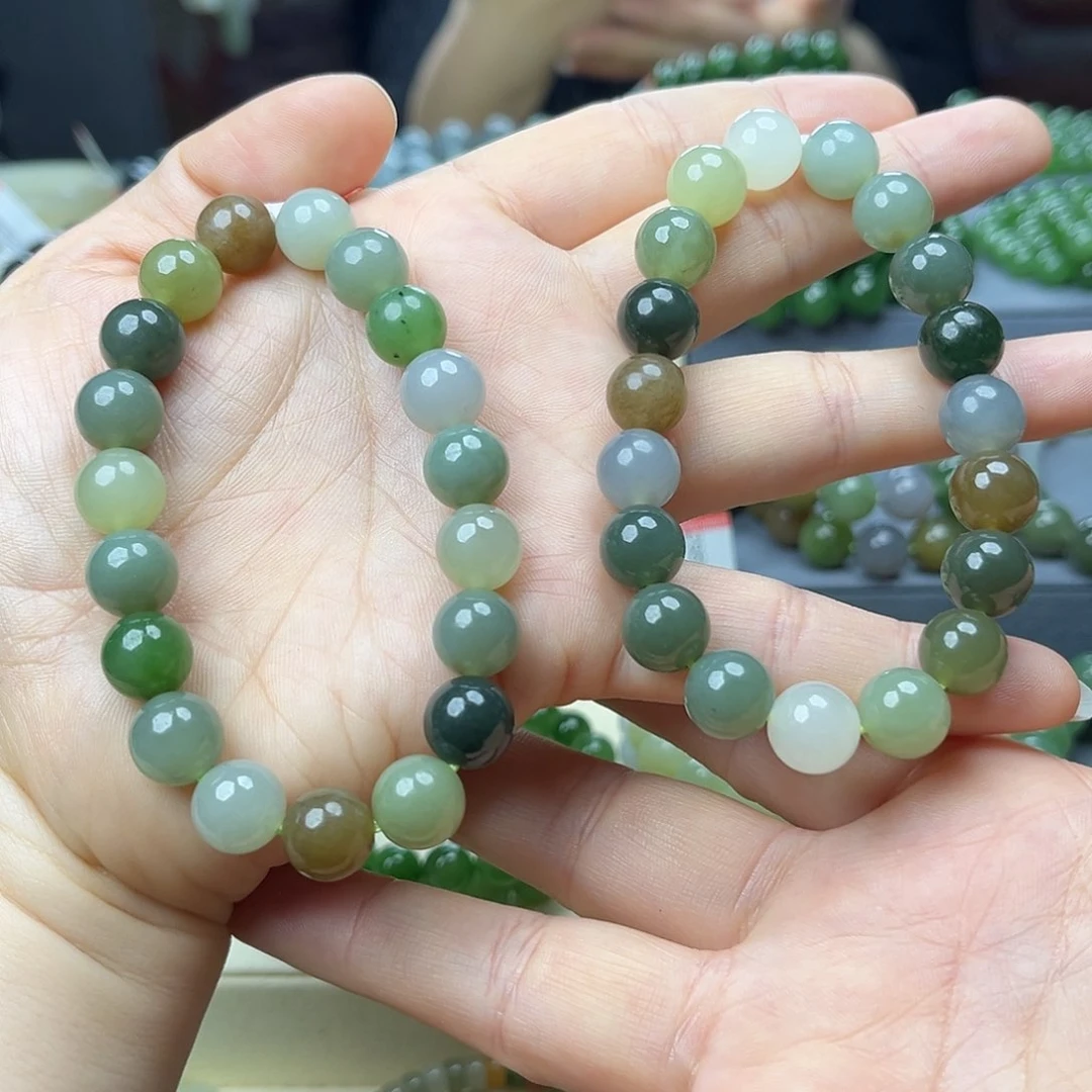 和田玉手链未镶嵌多样性发货拍一发一