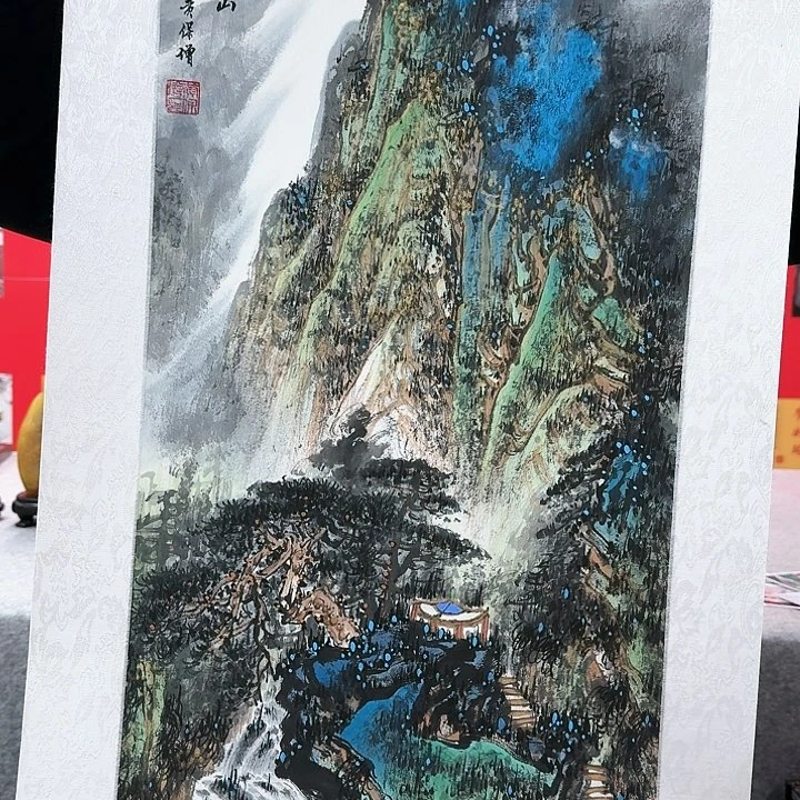 国画书法作品多次参加