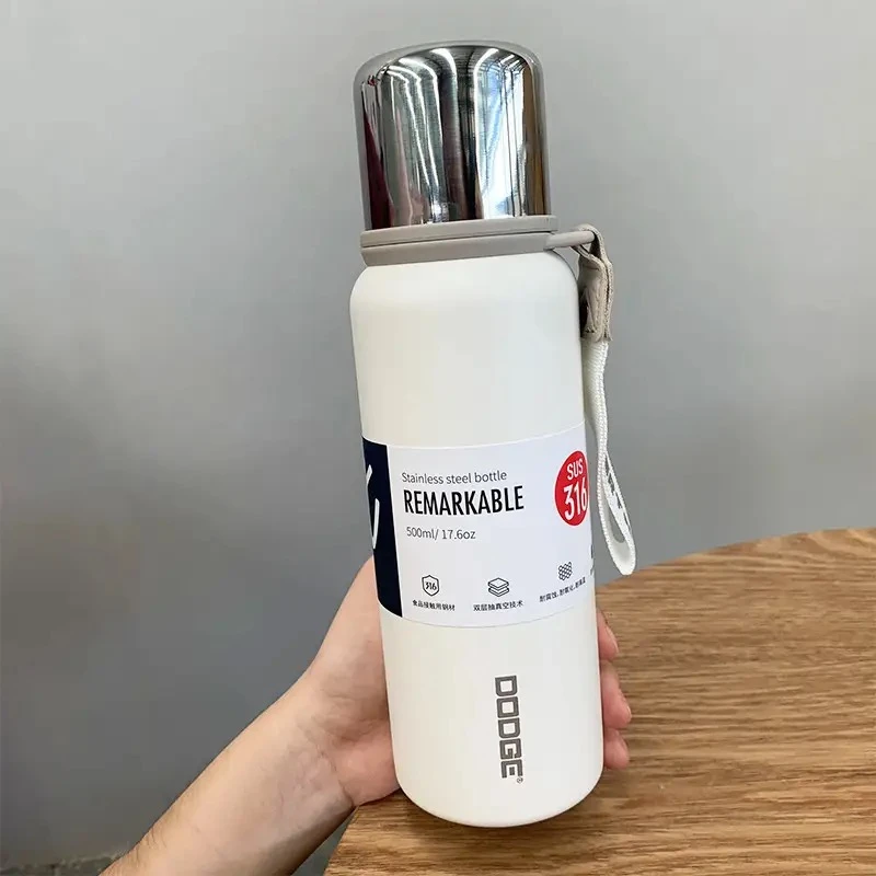 【贤惠乱炸】道奇欣然随行保温壶316不锈钢真空保温杯750ML