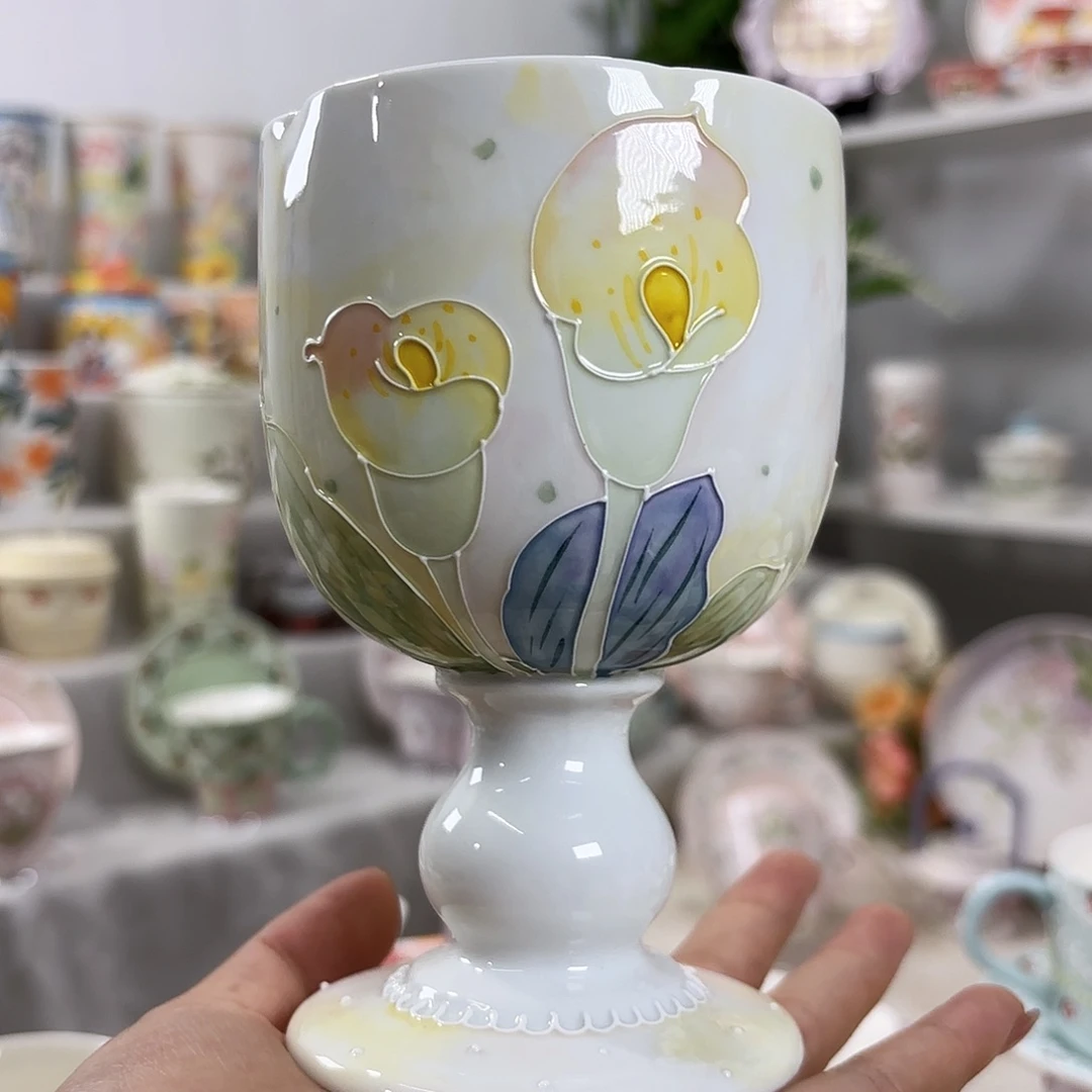 手绘高温釉下彩陶瓷