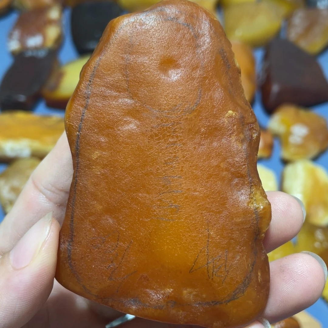 未镶嵌定制蜜蜡随形