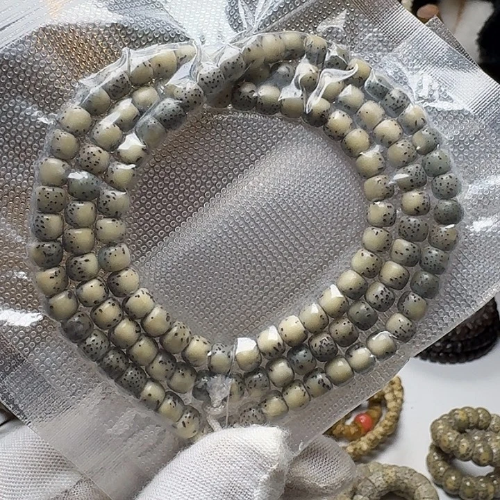 手串星月菩提5号车尺寸6.5石玉108