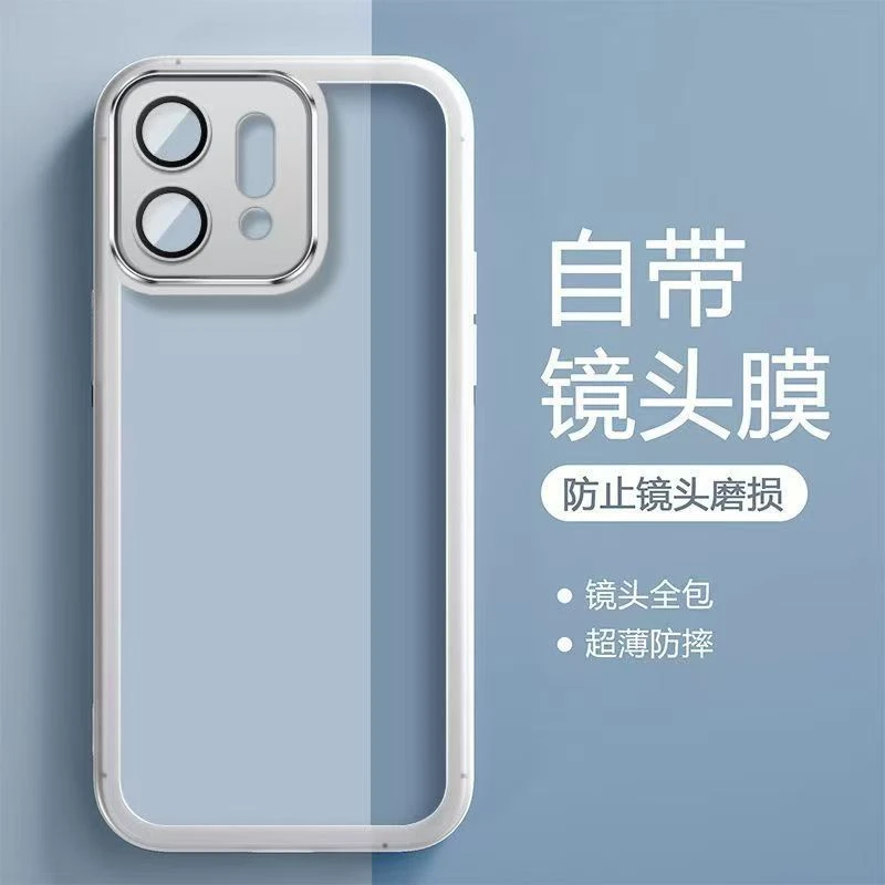 适用OPPOReno14手机壳镜头全包Reno14Pro透明软壳防摔Reno13简约
