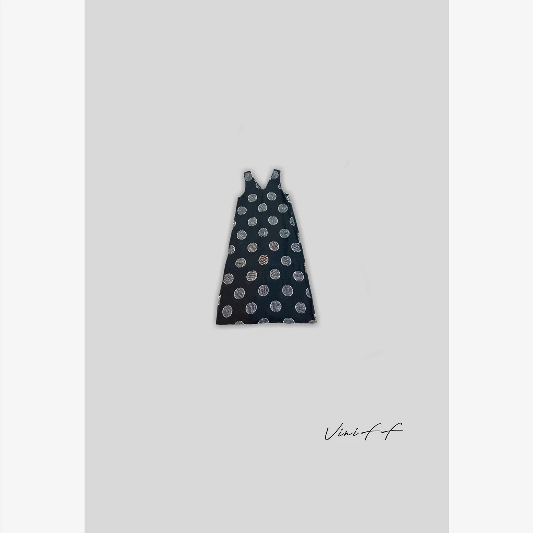 ViniFF薇妮｜【反季】109「无尘」东方禅意棉麻背心裙WA5CL009