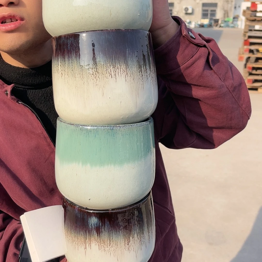 红陶养养花盆0219-1006瑕疵