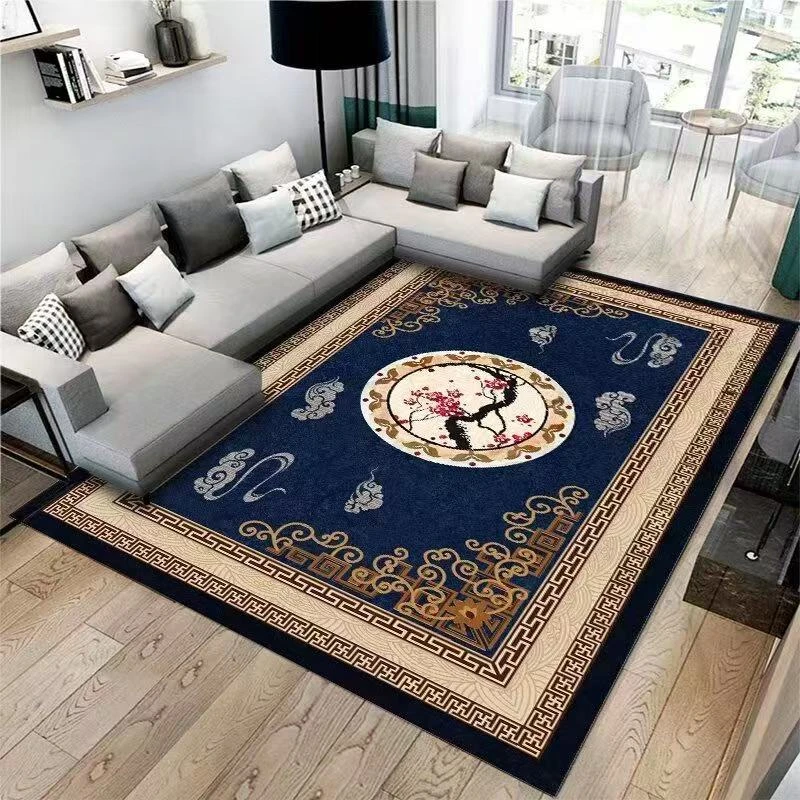 SQ{上河雅颂}200x300新中式客厅地毯沙发卧室防滑毯满铺大地毯
